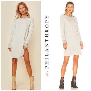 Small Philanthropy  Heather Grey Porter Dress GUC